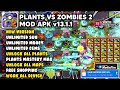 PLANTS VS ZOMBIES 2 MOD APK VERSION 13.1.1 - Unlimited Money, Gems, Sun, Unlock All Plants Max Level