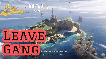 How to leave / Exit Gang in Sea of Conquest