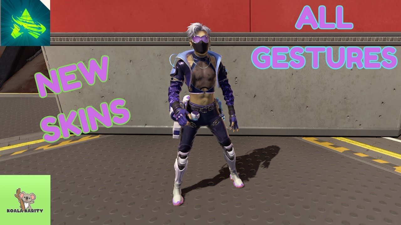 New Legendary Skin for Octane (Night Rave), S27 Amped, All Gestures. [Apex Legends - Nov.25]