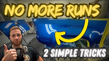 "Clear Coat Runs? Not After You See This…"