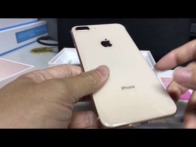 iPhone 8 Plus (Unlocked 256GB Gold) Unboxing - YouTube