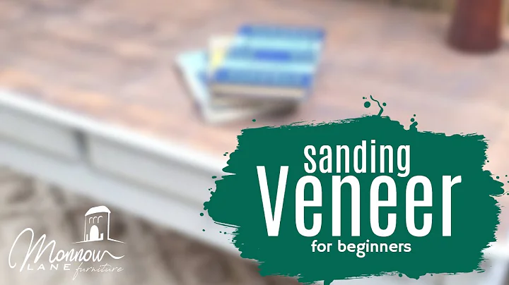 Sanding a veneer table top for furniture flipping beginners