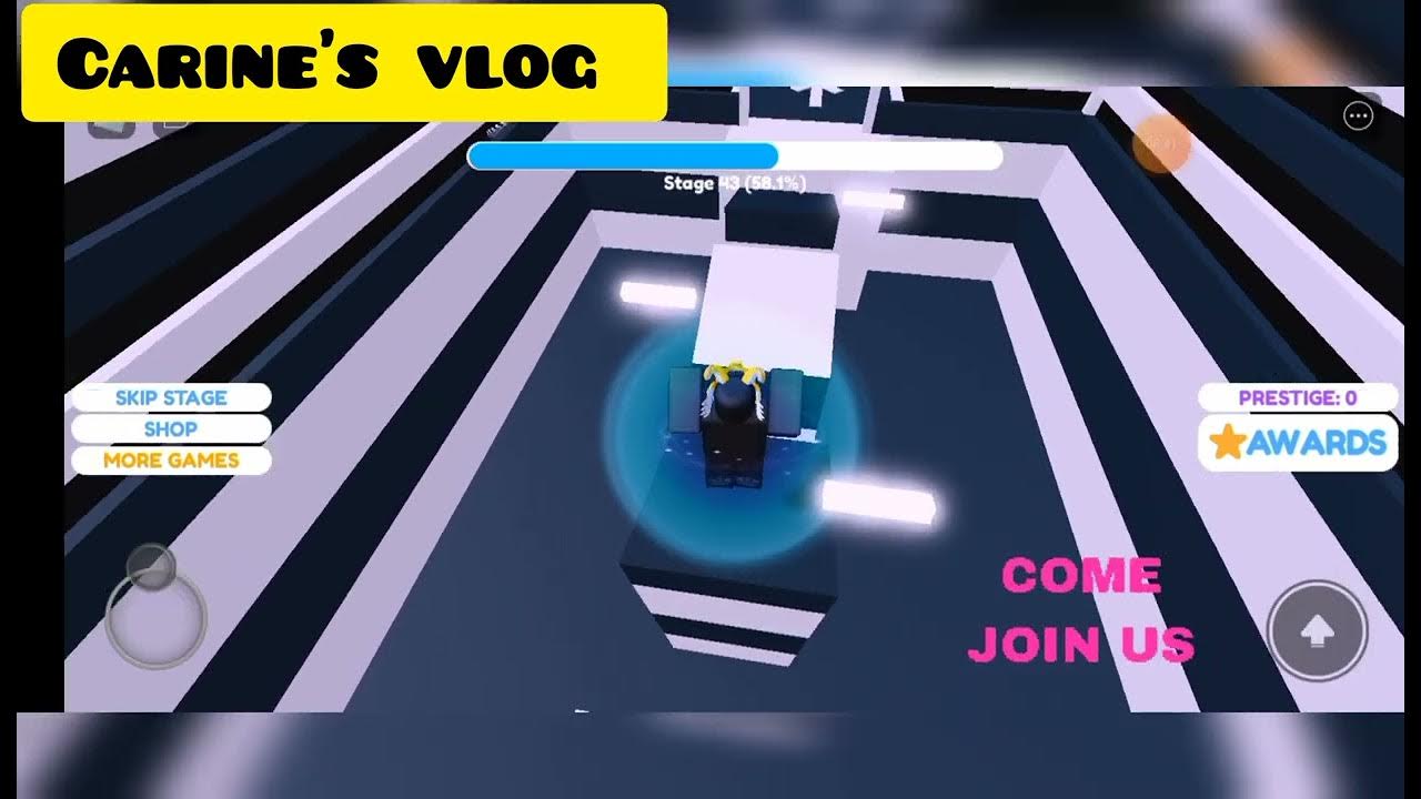 PLAYING BLACK AND WHITE MEGA OBBY IN ROBLOX ||Carine's vlog ️💕 - YouTube