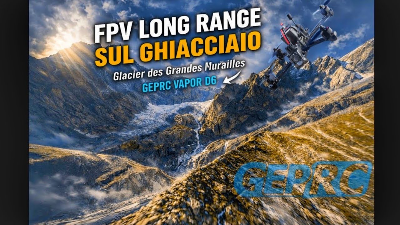 FPV LONG RANGE | Glacier des Grandes Murailles – GEPRC Vapor D6