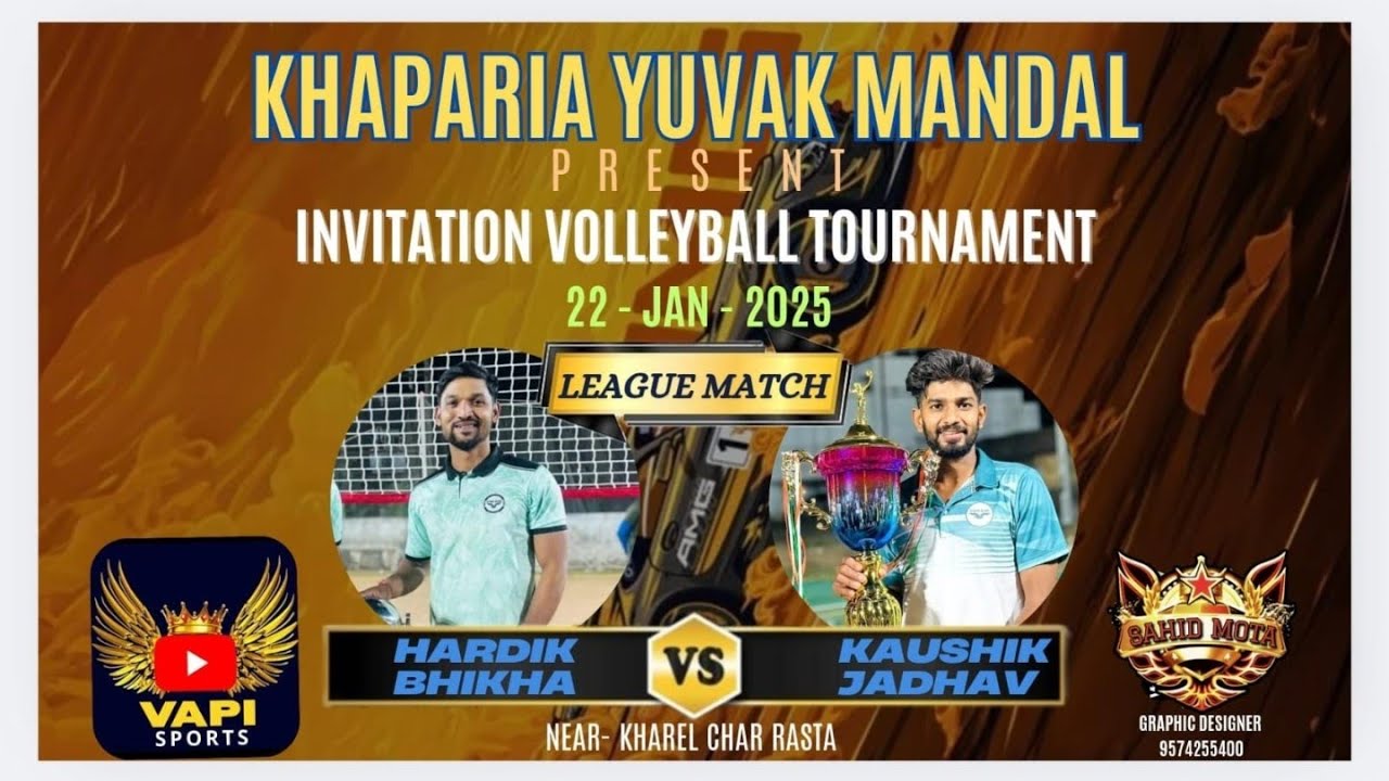 HARDIK BHIKHA VS KAUSHIK JADAV @KHAPARIA  (4K VIDEO 2160)