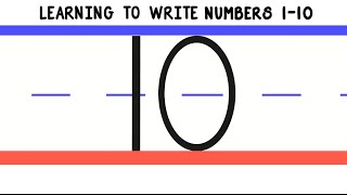 Learning to Write Numbers 1-10 | How to Write 1 to 10 for Kids | Handwriting Numbers Preschool screenshot 5