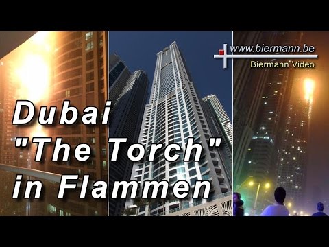 Video: Stand der Flughafen von Dubai in Flammen?