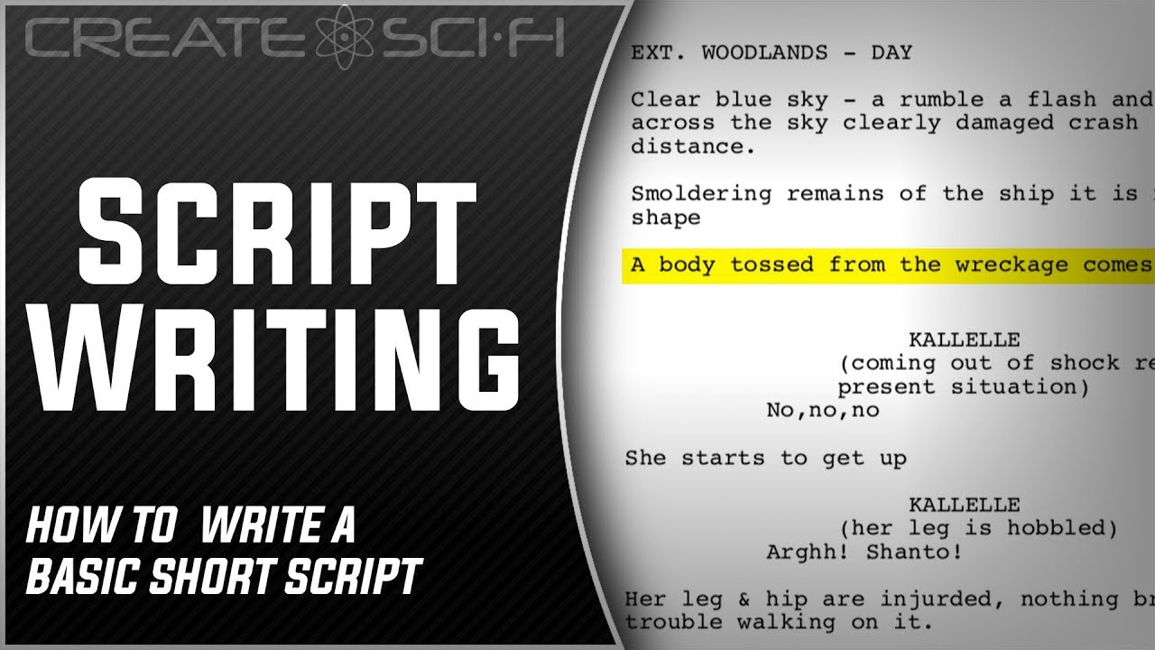 SCRIPT WRITING HOW TO WRITE A MOVIE SCRIPT YouTube