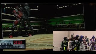 Making of Real Steel- Robot Fight Shawn Levy Hugh Jackman Evangeline Lilly Anthony Mackie Hope Davis screenshot 3