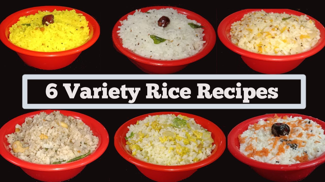 Quick & instant Variety Rice Recipes in TamilHow to cook instant