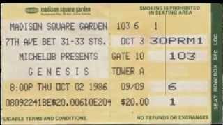 Genesis Live 1986 Madison Square Garden In That Quiet Supper