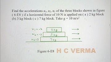 Find the accelerations a1, a2, a3 of the three blocks shown in figure