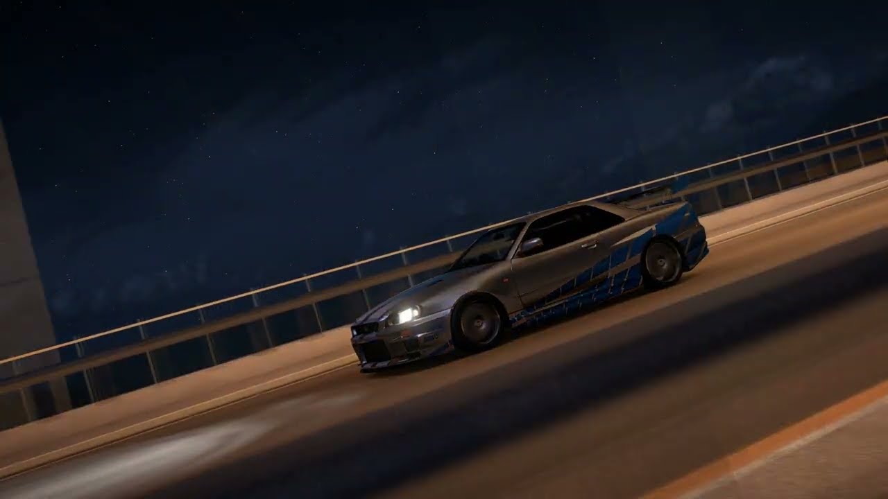 Nissan Skyline R34 - Forza 5 - Night Drive - R34 Sound
