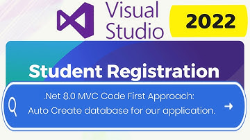 Asp.net MVC and bootstrap 5, Create Student Registration with Code First Using Visual Studio 2022 C#
