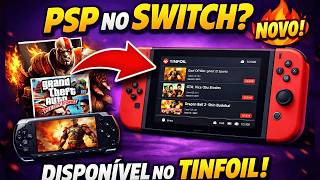 JOGOS DE PSP no SWITCH! Veja como baixar no Tinfoil - YouTube