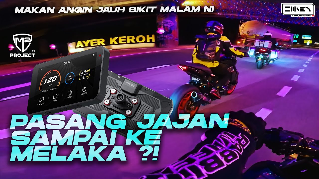 REDAH HUJAN DEMI SEPULAS TOP SPEED! | CHIGEE AIO-5 @mr19works  Yamaha MT-09 Malaysia Motovlog [4K]