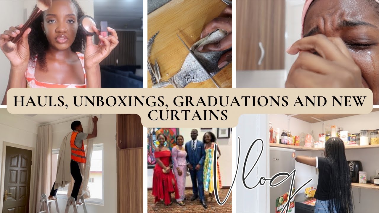 I MAKE CURTAINS SO I CHANGE THEM BASED ON MY MOOD 😂❤️|| Edem Fiawosime 