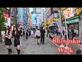Shinjuku Tokyo in Japan walking tour. 【4K】11.2023-21