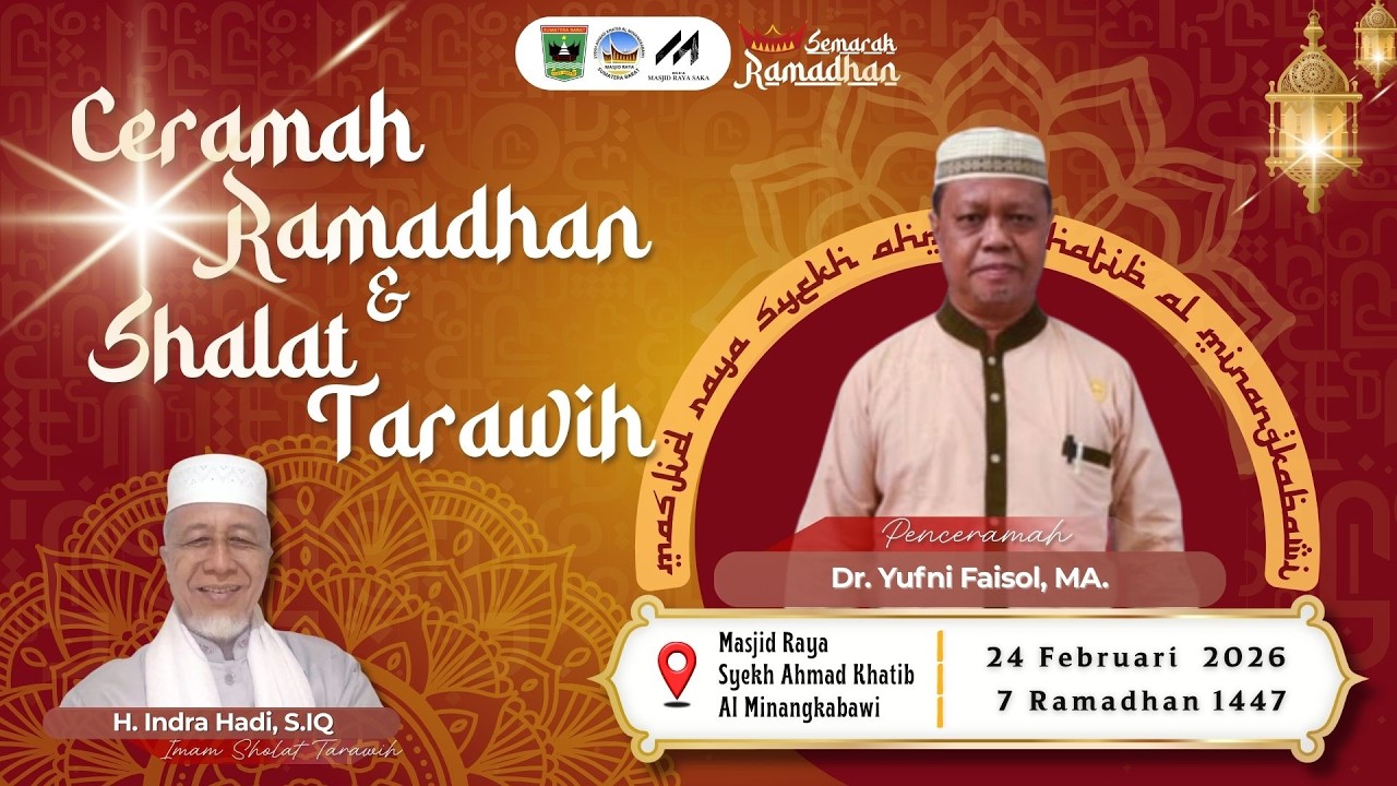 CERAMAH TARAWIH - Agar Kita Menjadi Keluarga Allah dan Menjadi Umat Terbaik