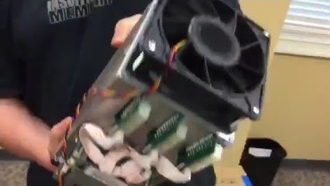 Bitmain Antminer S7 loose heat sinks