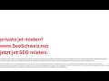www.SeoSchweiz.net Private Jets mieten? Seo Switzerland