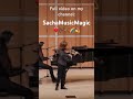 A Little Snippet Of SACHA Jorba Wu Performing Intro Rondo Capriccioso 