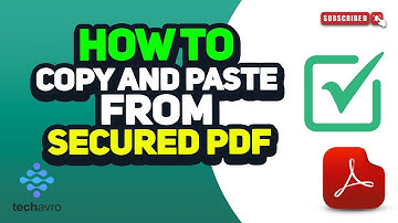 How to copy and paste from secured PDF 2025