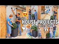 COMPLETE TRANSFORMATION!!😍 DIY BARN DOORS & RENOVATION HOUSE PROJECTS | BARN MAKEOVER PART 2