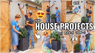 COMPLETE TRANSFORMATION? DIY BARN DOORS & RENOVATION HOUSE PROJECTS | BARN MAKEOVER PART 2