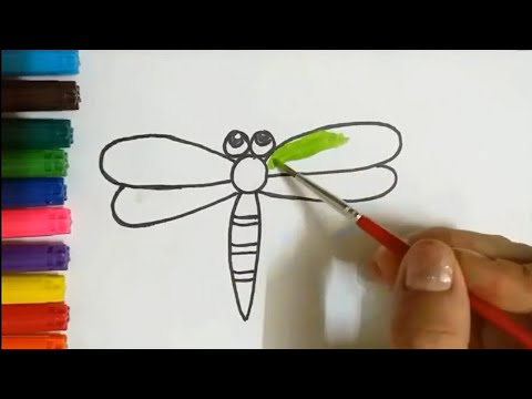 Video: Làm Thế Nào để Vẽ Một Con Chuồn Chuồn