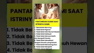 Pantangan suami saat istri hamil