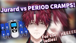 Just 5 minutes of Jurard SUFFERING with the PERIOD CRAMP SIMULATOR!【Holostars | Jurard T Rexford】