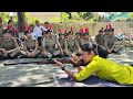 Ncc training  basics rules of correct firing  training the girl cadets