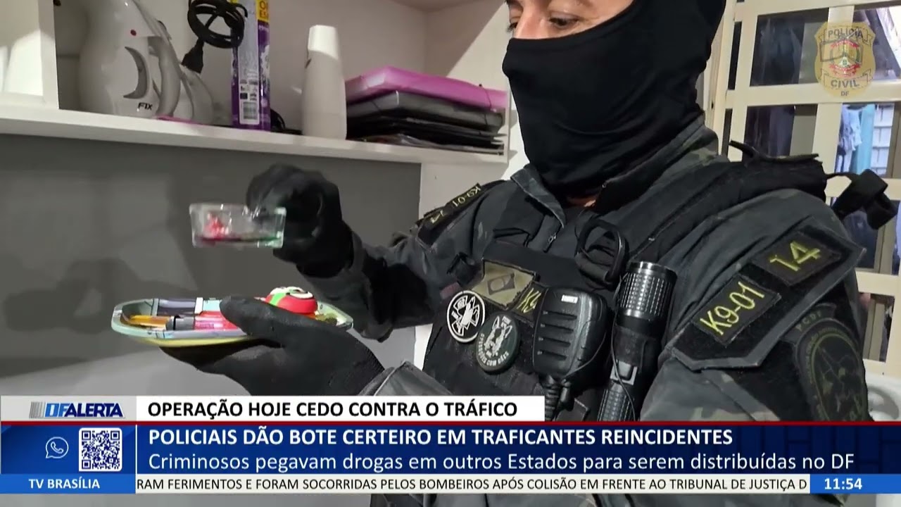 DF ALERTA -  Policiais dão bote certeiro em traficantes reincidentes