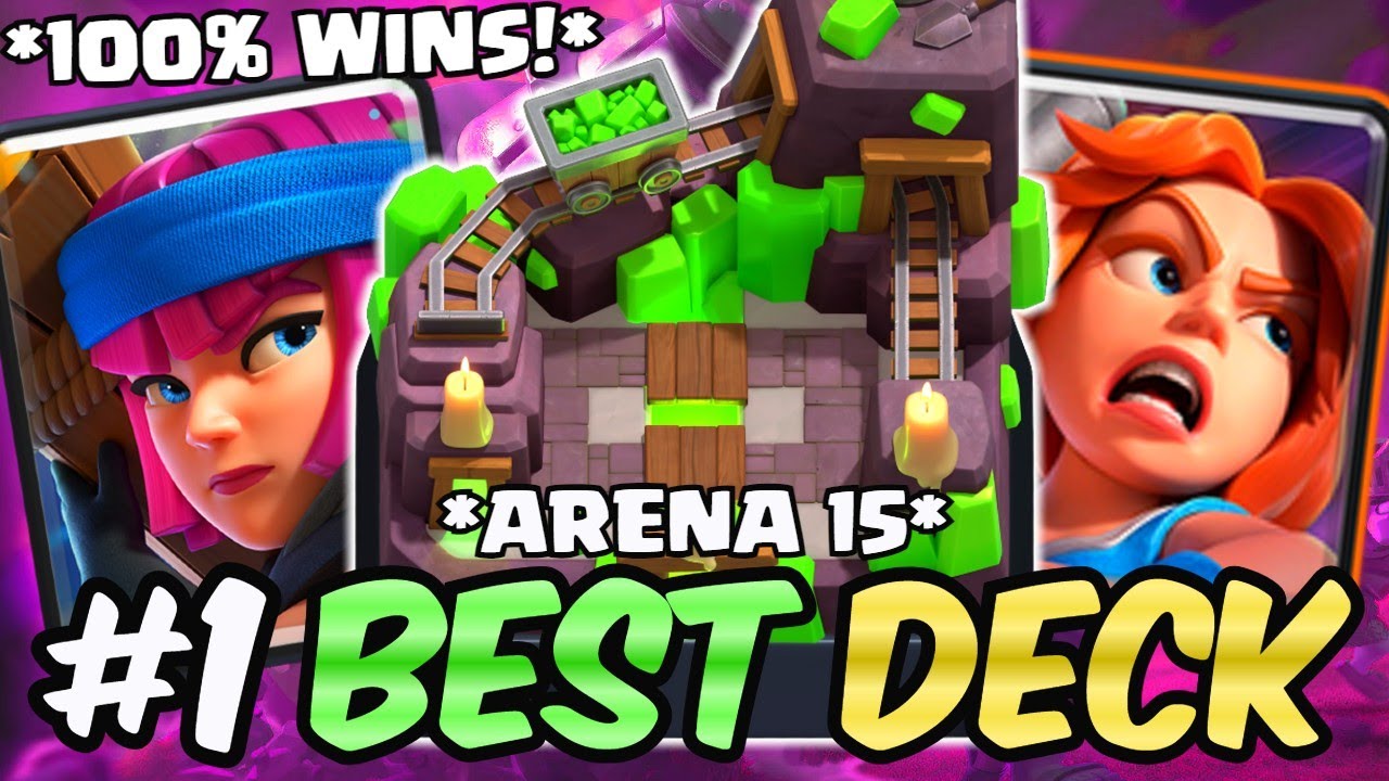 BEST DECKS for ARENA 15 in #clashroyale 