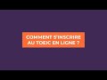 Comment s'inscrire au TOEIC en ligne ?