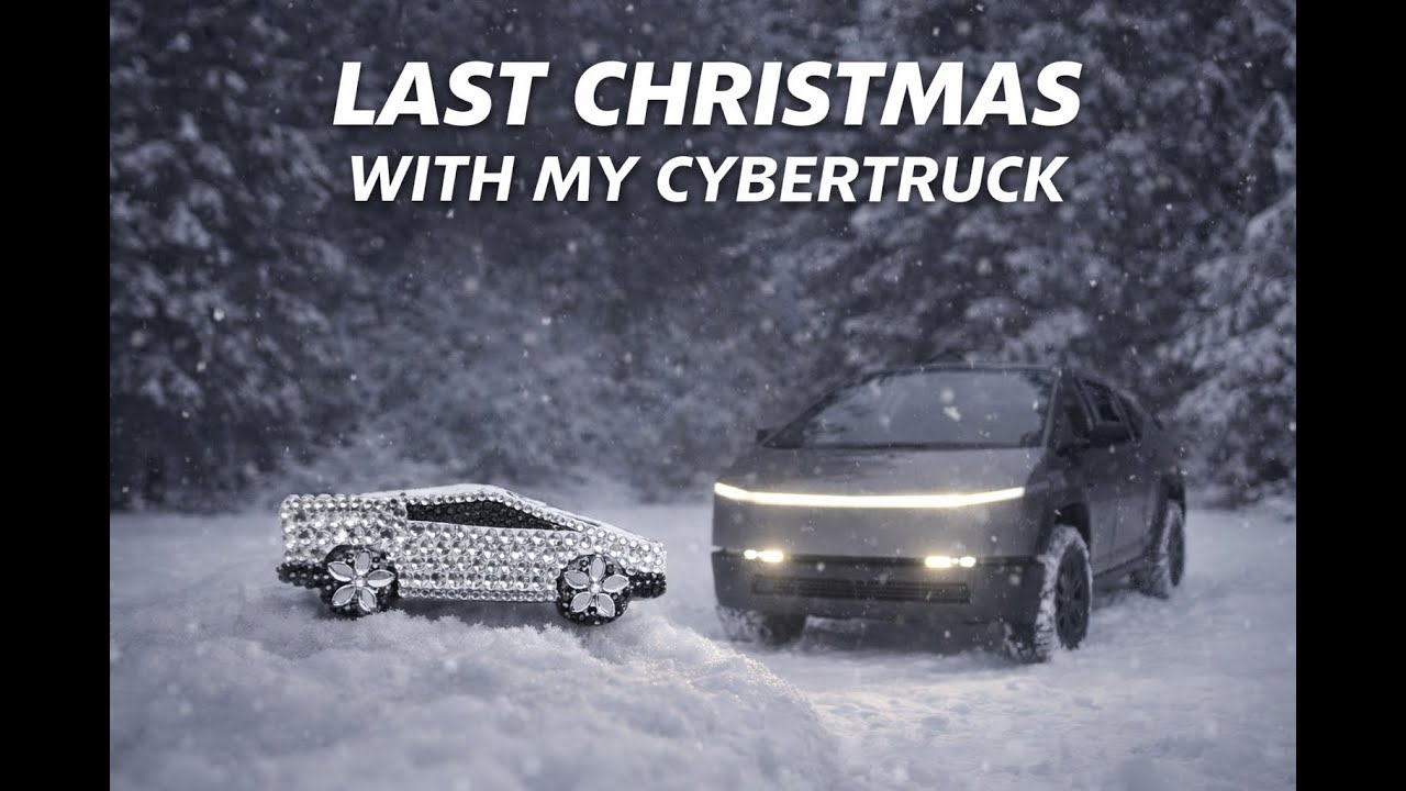 Cybertruck Light Show - Wham Last Christmas