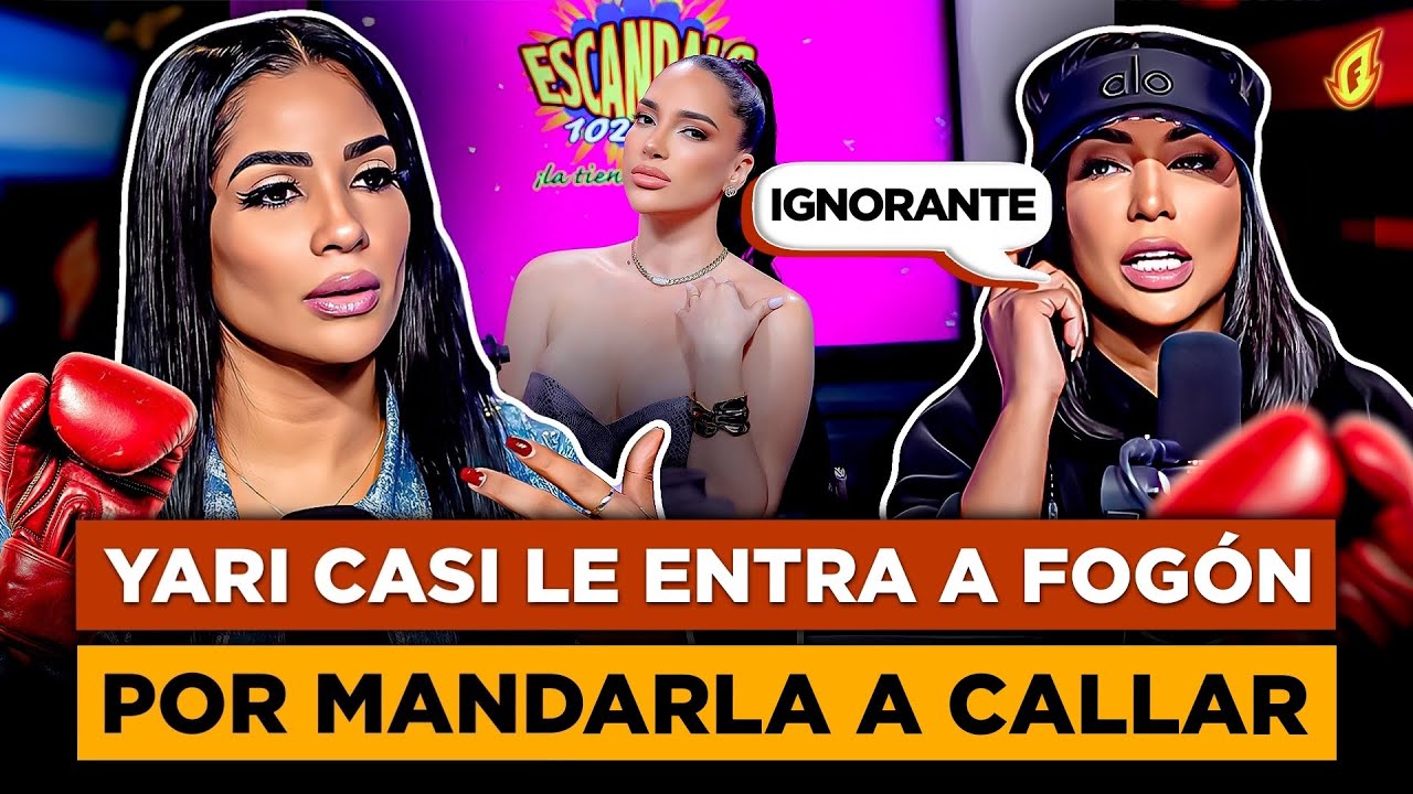 YARI DOTEL CASI LE VUELA A FOGÓN POR MANDARLA A CALLAR POR DEFENSA A AMELIA ALCANTARA