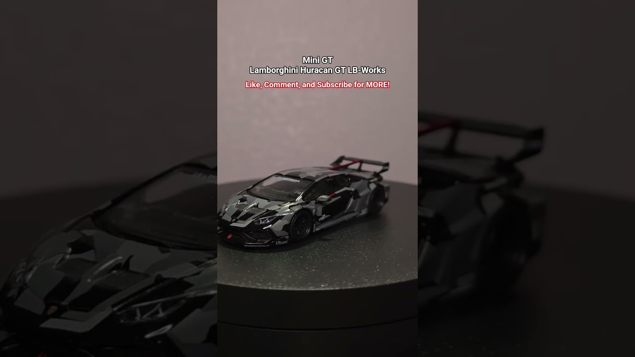 Lamborghini Huracan GT LB-Works by Mini GT. - YouTube