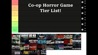 Co-op Horror Game Tier List!