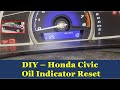 2006 - 2011 Civic - Reset Oil Change Light. 8th Gen 2006 2007 2008 2009 2010 2011