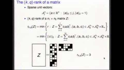 ERPEM 2014 - Some statistical results on structured array factorization problems - part 02