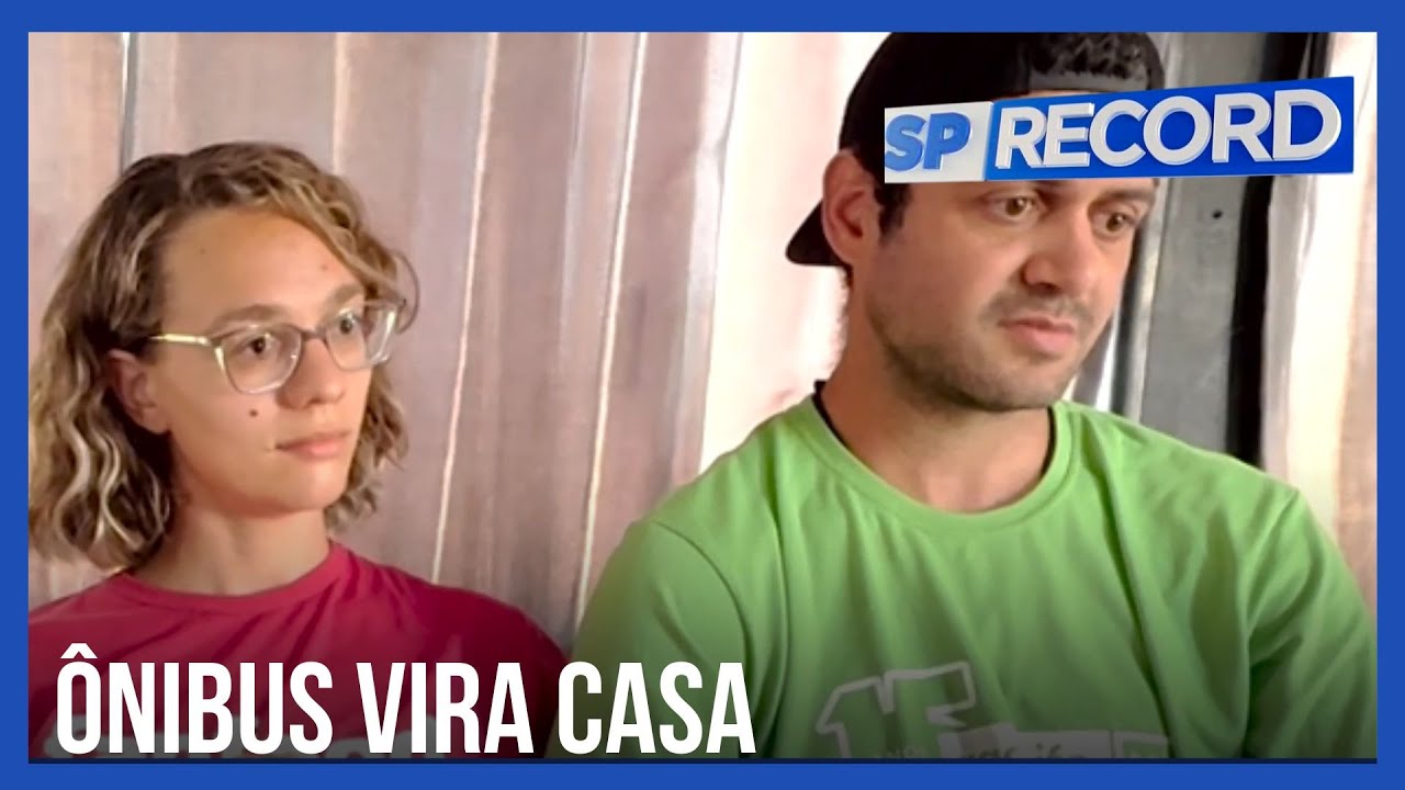 Casal troca aluguel por vida em ônibus após reajuste em Santa Fé do Sul