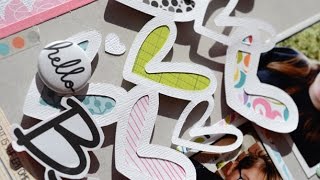 Scrapbook Process Video #9: Hello Beautiful