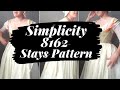 Sewing 18th Century Stays from Simplicity 8162 Corset Pattern