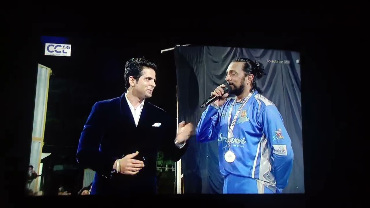 Kiccha Boss winning moment CCL cup 