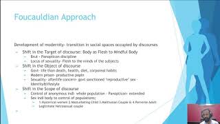 Body in Foucauldian Approach