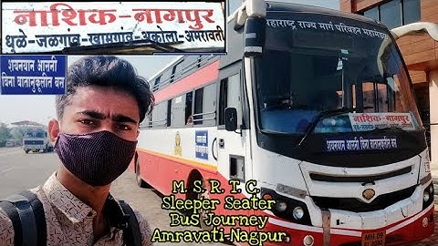 MSRTC Seater Sleeper Bus Journey | Amravati to Nagpur post covid-19 | अमरावती नागपूर बस सेवा |