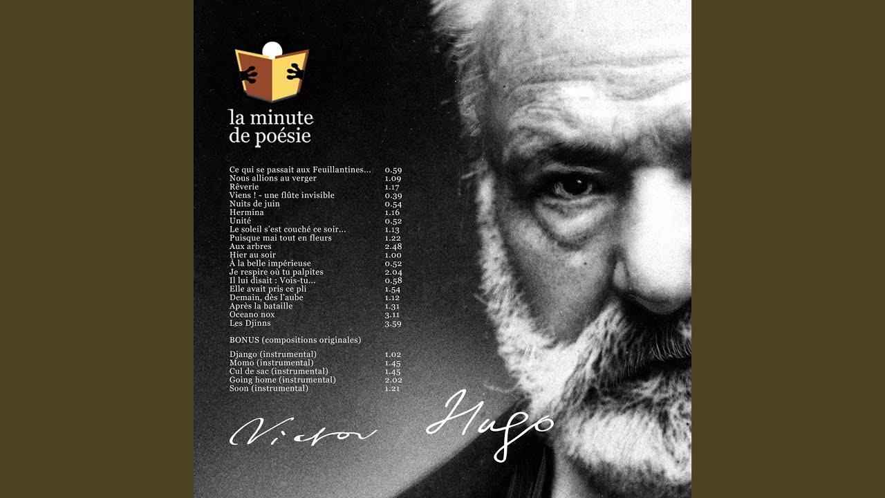 Elle Avait Pris Ce Pli Victor Hugo