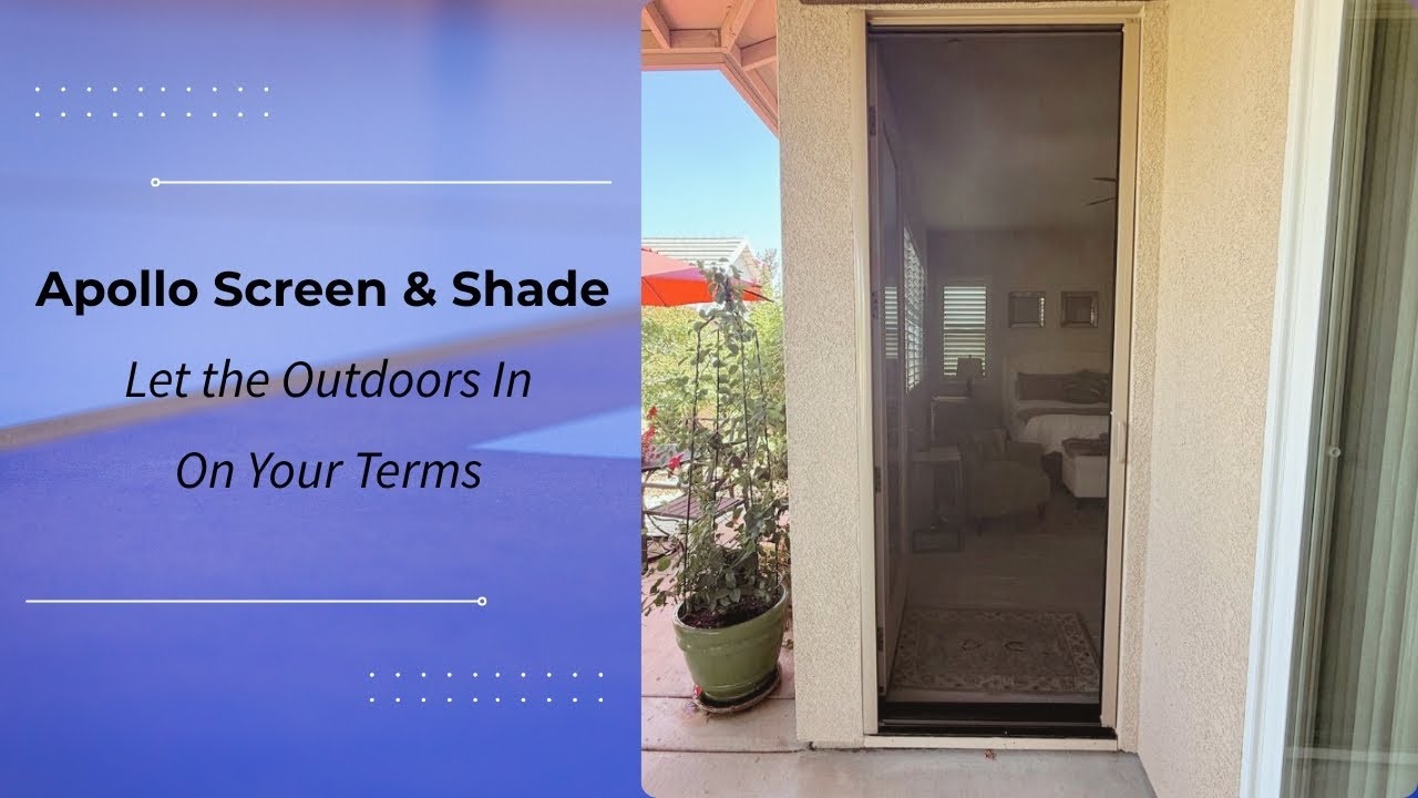 Back Patio Upgrade! Retractable Screen in Roseville Heritage, CA